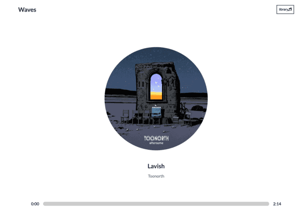 Waves music player